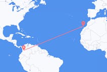 Flyrejser fra Pereira til Lanzarote