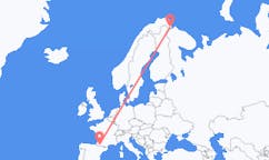Flights from Pau, Pyrénées-Atlantiques, France to Kirkenes, Norway
