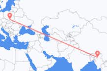 Flights from Homalin, Myanmar (Burma) to Kraków, Poland