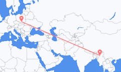 Flights from Homalin, Myanmar (Burma) to Kraków, Poland