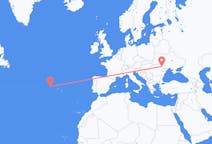 Flights from Iași, Romania to Flores Island, Portugal