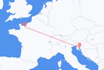 Flüge von Caen, Frankreich nach Rijeka, Kroatien