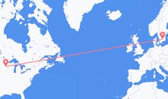 Flights from Minneapolis to Växjö