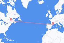 Flyrejser fra Québec, Canada til Girona, Spanien