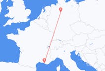 Flug frá Marseille, Frakklandi til Hannover, Þýskalandi