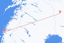 Рейсы из Саннесшёэн, Норвегия в Киттиля, Финляндия