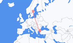 เที่ยวบิน จากอิซมีร์, ตุรกี ไปยัง Norrköping, สวีเดน