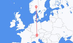 Flyrejser fra Bolzano, Italien til Oslo, Norge