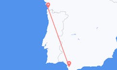 Flüge von der Stadt Jerez de la Frontera in die Stadt Vigo
