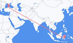 Flights from Kendari, Indonesia to Kastamonu, Turkey