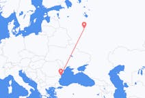 Loty z Moskwa, Rosja do Konstancy, Rumunia