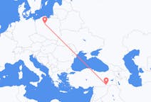 Flights from Mardin, Turkey to Bydgoszcz, Poland