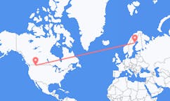 Flüge von Kalispell, die Vereinigten Staaten nach Skellefteō, Schweden