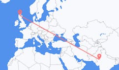 出发地 印度焦特布尔前往苏格兰的印威內斯的航班