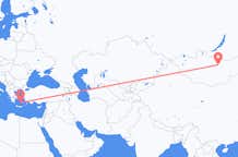 Flights from Ulaanbaatar to Santorini