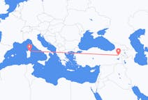 Flights from Ağrı, Turkey to Olbia, Italy