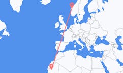 Flyreiser fra Atar, Mauritania til Sandane, Norge