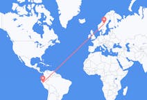 Flights from Cajamarca, Peru to Östersund, Sweden