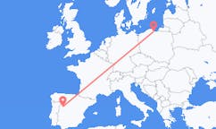 Flyg från Salamanca till Gdańsk