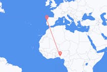 Flyreiser fra Akure, Nigeria til Porto, Portugal