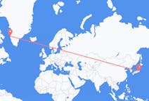 Flüge von Tokio, Japan nach Sisimiut, Grönland