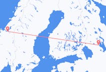 Flights from Petrozavodsk, Russia to Trondheim, Norway