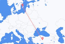 Flyreiser fra Visby, Sverige til Kayseri, Tyrkia