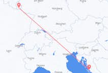 Flyrejser fra Luxembourg, Luxembourg til Zadar, Kroatien