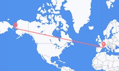 Flyg från Nome, USA till Toulon, Frankrike