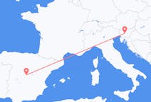 Flights from Ljubljana in Slovenia to Madrid in Spain