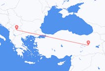 Flyreiser fra Bingöl, til Skopje