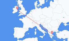 Vluchten van Dublin, Ierland naar Volos, Griekenland