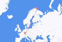 Flights from Kirkenes to Zurich