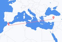 Loty z Fez, Maroko do Kayseri, Turcja