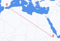 出发地 埃塞俄比亚出发地 德西目的地 西班牙格拉纳达的航班