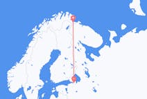 Vuelos de San Petersburgo, Rusia a Kirkenes, Noruega