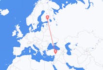 Flights from Kahramanmaraş, Turkey to Lappeenranta, Finland