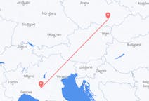 Flyrejser fra Reggio Emilia, Italien til Brno, Tjekkiet