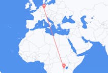 Flyreiser fra Kigali, Rwanda til Kassel, Tyskland