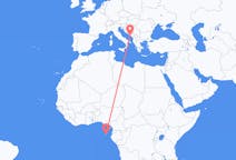 Flyrejser fra São Tomé til Dubrovnik
