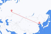 중국 다롄에서 출발해 러시아 예카테린부르크로(으)로 가는 항공편