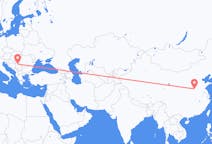 Flyg från Zhengzhou, Kina till Belgrad, Serbien