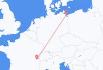 Flyreiser fra Heringsdorf, Tyskland til Genève, Sveits