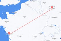 Loty z La Rochelle, Francja do Frankfurtu, Niemcy