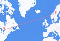 Flüge von Großer Sudbury, Kanada nach Östersund, Schweden