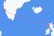 Vluchten van Nuuk naar Tiree