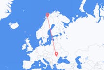 Flyrejser fra Bacau til Narvik