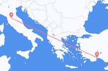 Vluchten van Florence naar Antalya
