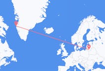 Flyg från Kaunas, Litauen till Sisimiut, Grönland