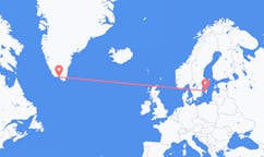 Flights from Visby, Sweden to Qaqortoq, Greenland